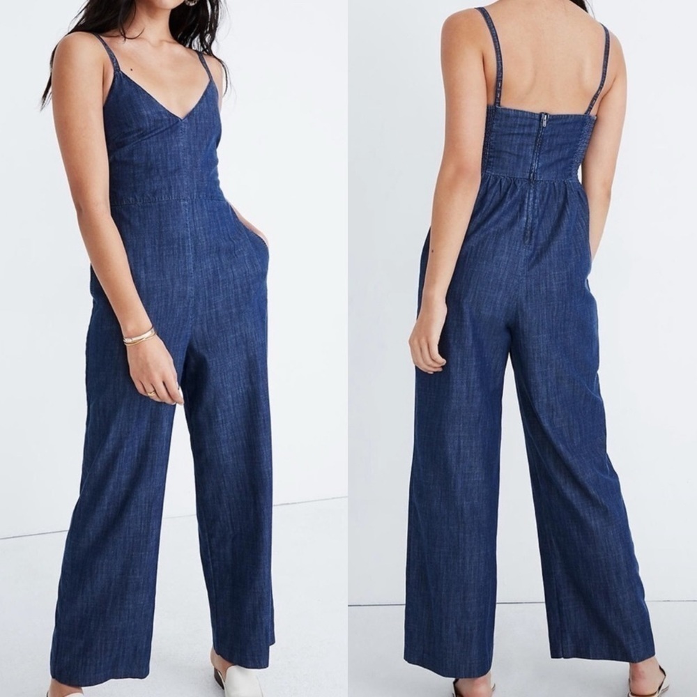 🆕 Madewell light denim jumpsuit